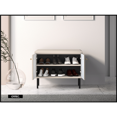 Meuble à chaussures - H.55 x L.34 x L.70 cm - SOFY