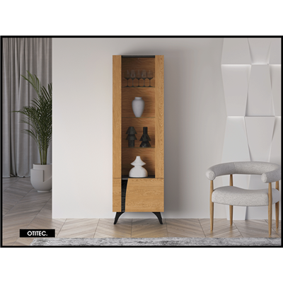 Armoire - H.190 x L.58 x P.40 cm - Droite - TOSCANE