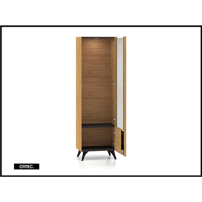 Armoire - H.190 x L.58 x P.40 cm - Droite - TOSCANE