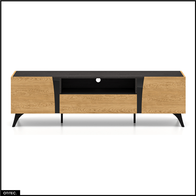 Meuble TV - H.52 x L.180 x P.40 cm - TOSCANE