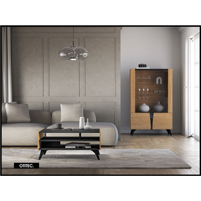 Table basse - H.40 x L.60 x L.90 cm - TOSCANE