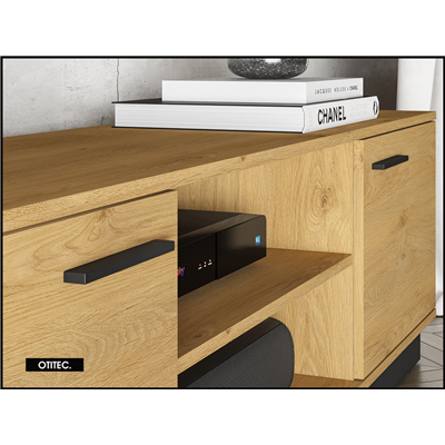 Meuble TV - H.49 x L.170 x P.40 cm - MODEST