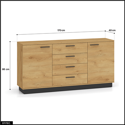 Commode - H.86 x L.40 x L.170 cm - MODEST