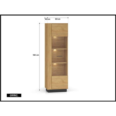 Armoire - H.196 x L.60 x P.40 cm - MODEST