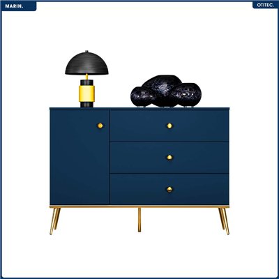Commode - H.85 x L.120 x P.40 cm - MARIN