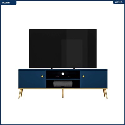 Meuble TV - H.54 x L.160 x P.40 cm - MARIN