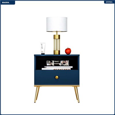 Table de Chevet - H.54 x L.50 x P.34 cm - MARIN