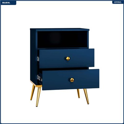 Table de Chevet - H.70 x L.50 x P.34 cm - MARIN