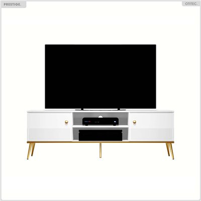 Meuble TV - H.53 x L.160 x P.40 cm - PRESTIGE