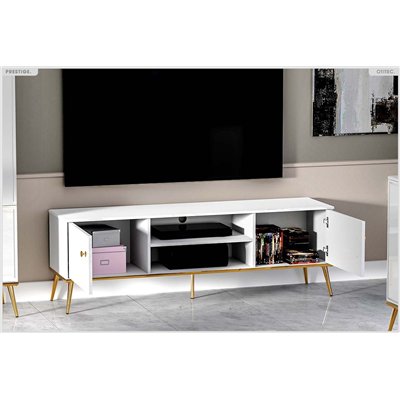 Meuble TV - H.53 x L.160 x P.40 cm - PRESTIGE