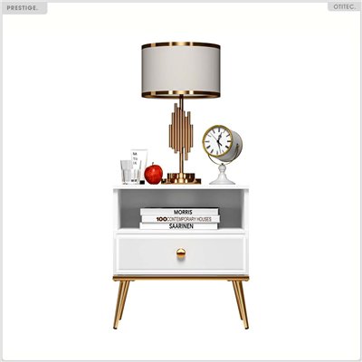 Table de Chevet - H.53 x L.50 x P.34 cm - PRESTIGE