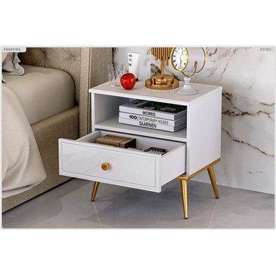 Table de Chevet - H.53 x L.50 x P.34 cm - PRESTIGE