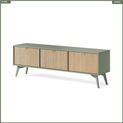 Meuble TV - L.158 x H.52 x P.38 cm - KAORI