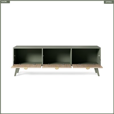 Meuble TV - L.158 x H.52 x P.38 cm - KAORI