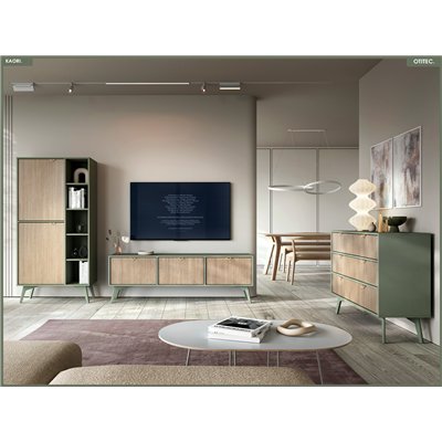 Meuble TV - L.158 x H.52 x P.38 cm - KAORI