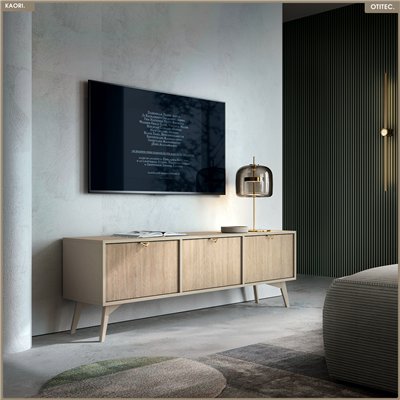 Meuble TV - L.158 x H.52 x P.38 cm - KAORI