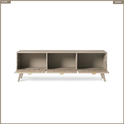 Meuble TV - L.158 x H.52 x P.38 cm - KAORI