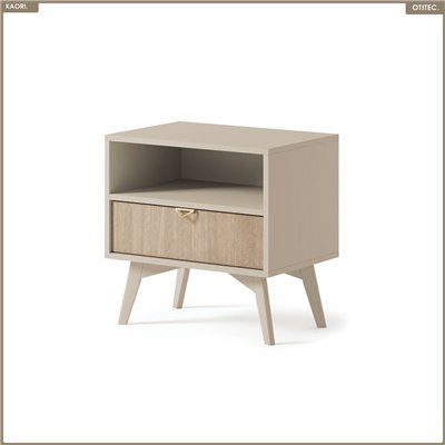 Table de chevet - L.54 x H.54 x P.38 cm - KAORI