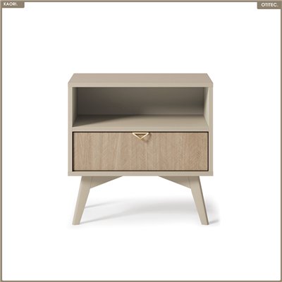 Table de chevet - L.54 x H.54 x P.38 cm - KAORI