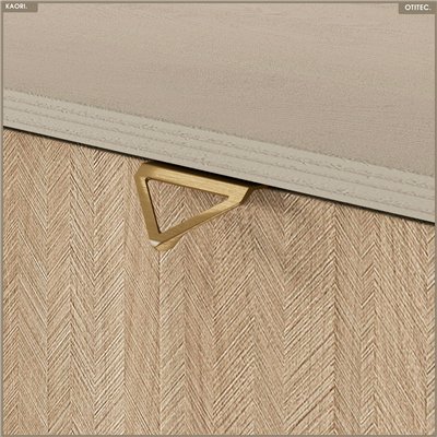 Table de chevet - L.54 x H.54 x P.38 cm - KAORI