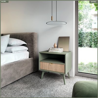 Table de chevet - L.54 x H.54 x P.38 cm - KAORI