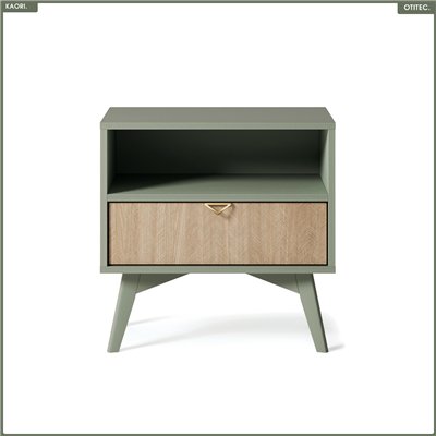 Table de chevet - L.54 x H.54 x P.38 cm - KAORI