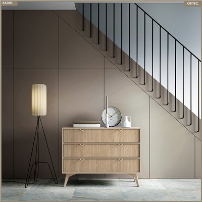 Commode - L.106 x H.80 x P.38 cm - 3 tiroirs - KAORI