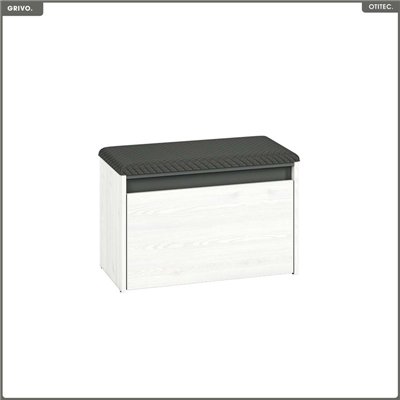 Banc à chaussures - H.47 x L.70 x P.34 cm - GRIVO