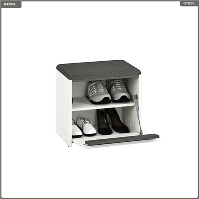 Banc à chaussures - H.47 x L.50 x P.34 cm - GRIVO