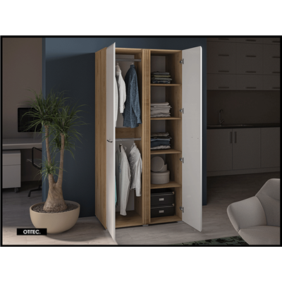 Armoire - H.196 x L.92 x P.56 cm - ADAGY