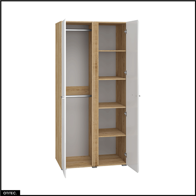 Armoire - H.196 x L.92 x P.56 cm - ADAGY