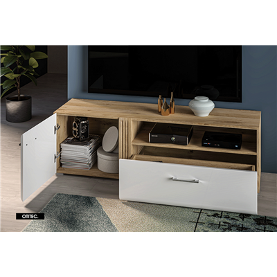 Meuble TV - H.47 x L.150 x P.42 cm - ADAGY