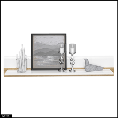 Étagère murale - H.25 x L.24 x L.135 cm - ADAGY