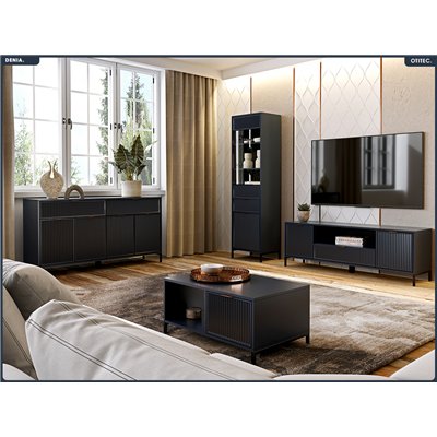 Commode - L.165 x H.86 x P.40 cm - Indigo - DENIA