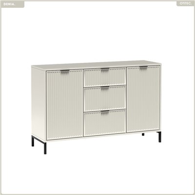 Commode - L.135 x H.86 x P.40 cm - Cashmere - DENIA