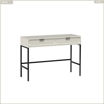 Console / Coiffeuse - L.110 x H.78 x P.40 cm - Cashmere - DENIA