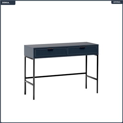 Console / Coiffeuse - L.110 x H.78 x P.40 cm - Indigo - DENIA