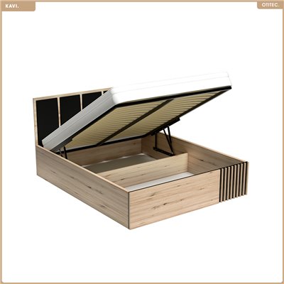 Lit - L.187 x H.100 x P.207 cm - KAVI