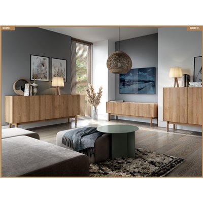 Meuble TV - L.144 x H.48 x P.37 - BOMO