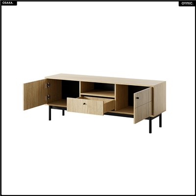 Meuble TV – L.154 x H.56 x P.39 cm – OSAKA