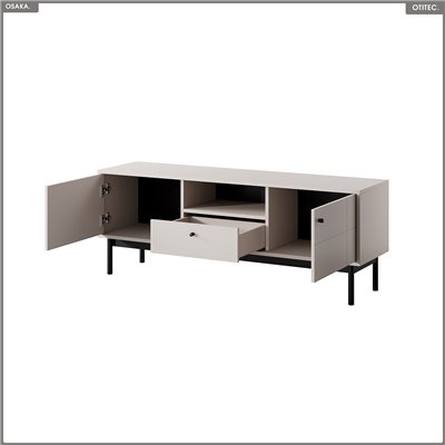 Meuble TV – L.154 x H.56 x P.39 cm – OSAKA