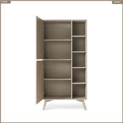 Bibliothèque - L.80 x H.160 x P.38 cm - KAORI