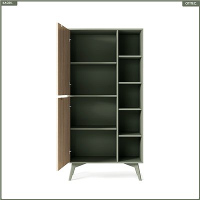 Bibliothèque - L.80 x H.160 x P.38 cm - KAORI