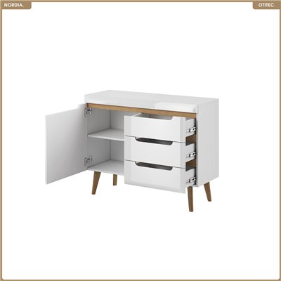 Commode - L.107 x H.83 x P.40 cm - NORDIA
