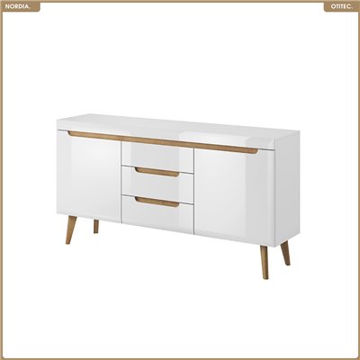 Commode - L.160 x H.83 x P.40 cm - NORDIA