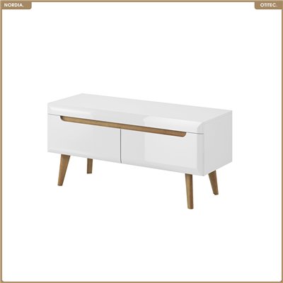 Meuble TV - L.107 x H.50 x P.40 cm - NORDIA