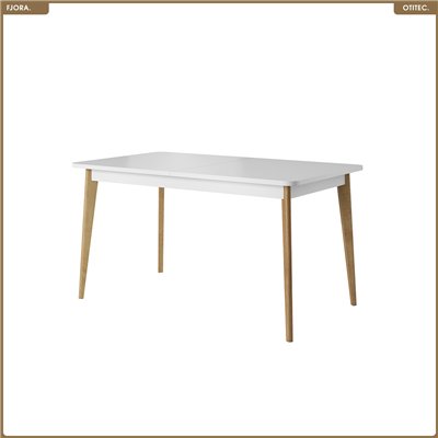 Table extensible - L.140-180 x H.76 x P.80 cm - FJORA