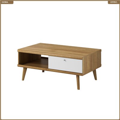 Table basse - L.107 x H.46 x P.67 cm - FJORA