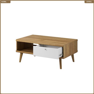 Table basse - L.107 x H.46 x P.67 cm - FJORA