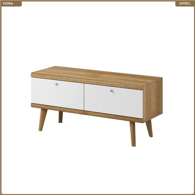 Meuble TV - L.107 x H.50 x P.40 cm - FJORA